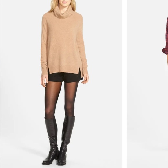 🏴 Halogen genuine suede leather shorts - Picture 4 of 12